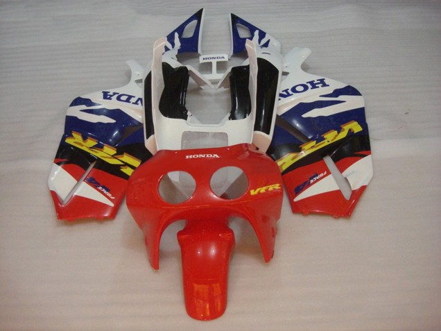 Carene Moto Honda VFR400R NC30 1988-1992 - Bianco Blu Rosso