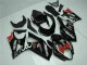 Carene Moto Suzuki GSXR 1000 2007-2008 - Nero Lucido Rosso Bianco