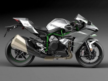 Carene Moto Kawasaki Ninja H2 2015-2022 - Argento