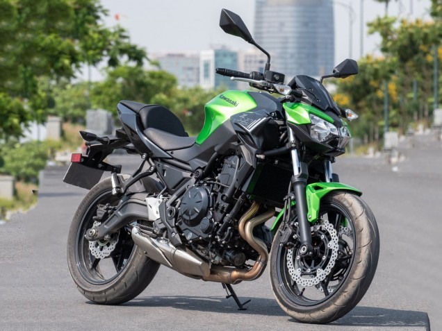 Carene Moto Kawasaki Ninja Z650 2020-2025 - Verde Nero