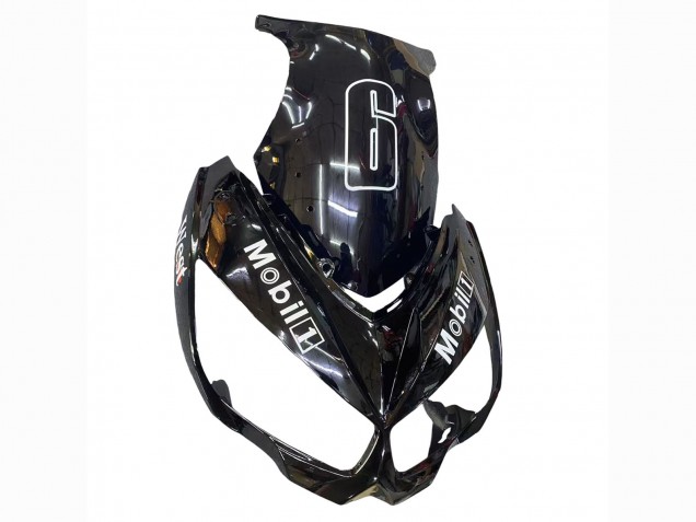 Carene Moto Kawasaki Z1000SX 2010-2016 - Nero Lucido Oro Bianco Mobil West