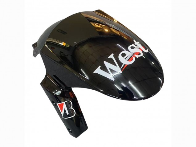 Carene Moto Kawasaki Z1000SX 2010-2016 - Nero Lucido Oro Bianco Mobil West