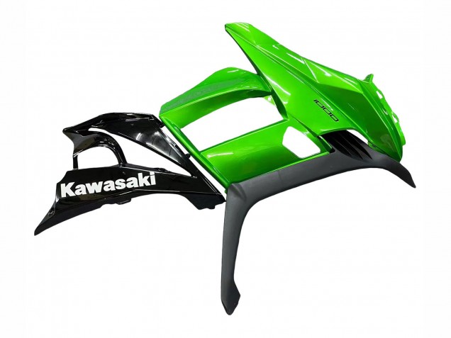 Carene Moto Kawasaki Z1000SX 2010-2016 - Nero Lucido Nero Opaco Verde