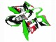 Carene Moto Kawasaki Z1000SX 2010-2016 - Verde Rosso Nero Lucido Elf 35