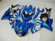 Kit Carena Moto Suzuki GSXR 1000 2009-2016 - Blu Verde Bianco