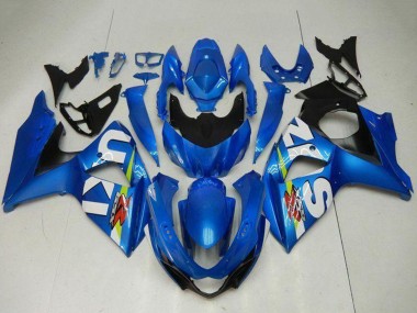 Kit Carena Moto Suzuki GSXR 1000 2009-2016 - Blu Verde Bianco