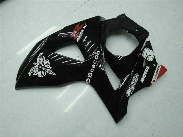 Carene Moto Suzuki GSXR 1000 2009-2016 - Nero Lucido Rosso Faro Motul