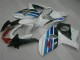 Carene Moto Completo Suzuki GSXR 1000 2009-2016 - Bianco Blu Nero