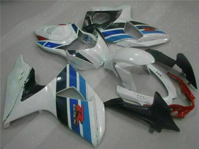 Carene Moto Completo Suzuki GSXR 1000 2009-2016 - Bianco Blu Nero