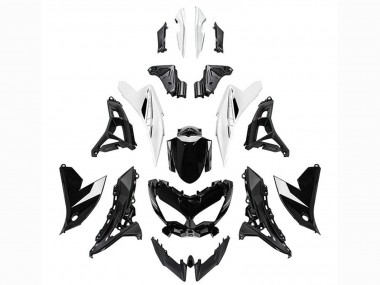 Carene Moto Kawasaki Versys 650 2021-2024 - Nero Lucido Bianco