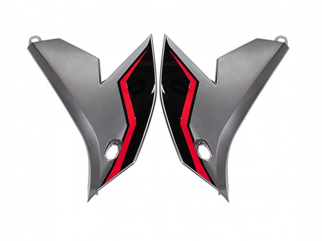 Carene Moto Kawasaki Versys 650 2021-2024 - Grigio Rosso Nero