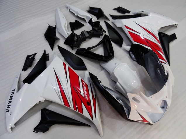 Carene Moto Yamaha FZ6R 2009-2015 - Bianco Rosso Nero