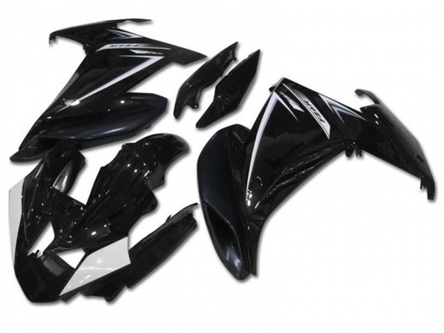 Carene Moto Yamaha FZ6R 2009-2015 - Nero Lucido Bianco