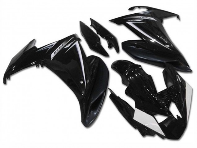 Carene Moto Yamaha FZ6R 2009-2015 - Nero Lucido Bianco