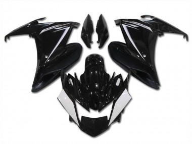 Carene Moto Yamaha FZ6R 2009-2015 - Nero Lucido Bianco