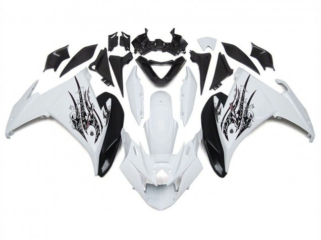 Carene Moto Yamaha FZ6R 2009-2015 - Bianco Nero