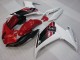 Carene Moto Yamaha FZ6R 2009-2015 - Rosso Bianco Nero 6