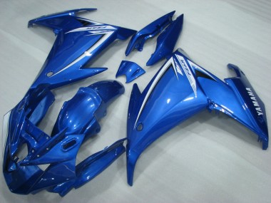 Carene Moto Yamaha FZ6R 2009-2015 - Blu Bianco