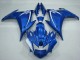 Carene Moto Yamaha FZ6R 2009-2015 - Blu Bianco