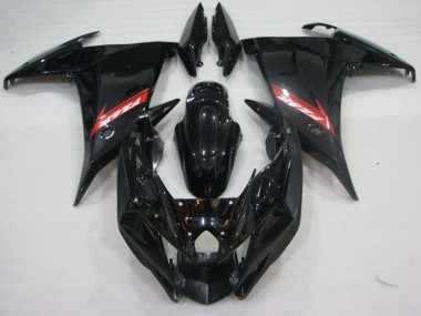 Carene Moto Yamaha FZ6R 2009-2015 - Nero Lucido Rosso