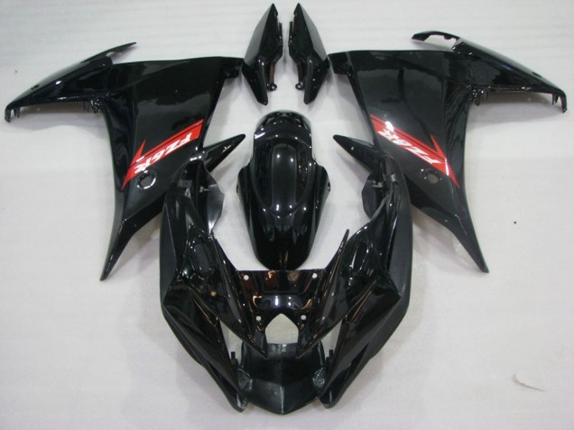 Carene Moto Yamaha FZ6R 2009-2015 - Nero Lucido Rosso