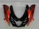 Carene Moto Suzuki GSXR 1000 2009-2016 - Arancia Nero Lucido