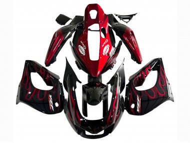 Kit Carena Moto Yamaha YZF 1000R Thunderace 1997-2007 - Nero Rosso Fiamma