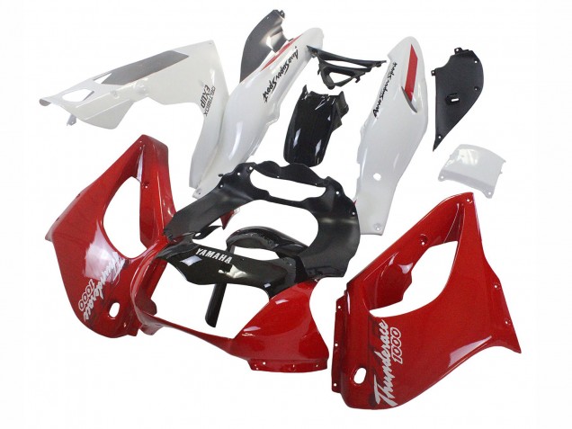 Carene Moto Yamaha YZF 1000R Thunderace 1997-2007 - Rosso Nero Bianco Thunderace