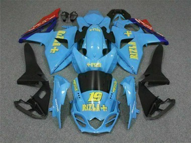 Carene Moto Suzuki GSXR 1000 2009-2016 - Blu Giallo Rizla 19 Rosso