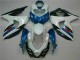Kit Carene ABS Suzuki GSXR 1000 2009-2016 - Bianco Blu Nero