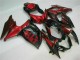Carene Moto Suzuki GSXR 1000 2009-2016 - Rosso Nero Lucido