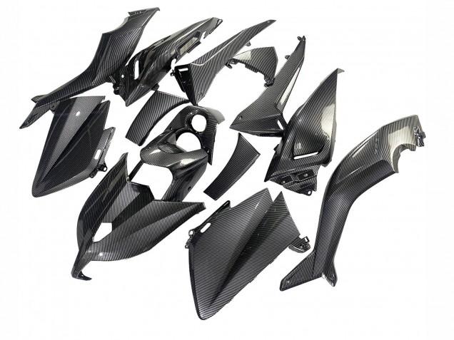 Carene Moto Yamaha TMAX530 2012-2014 - Nero Fibra di Carbonio