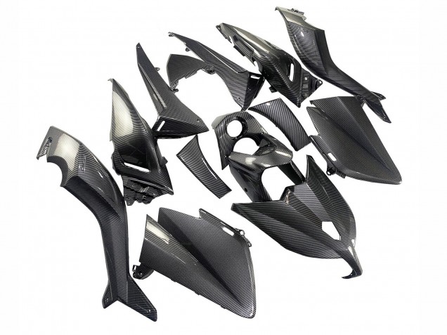 Carene Moto Yamaha TMAX530 2012-2014 - Nero Fibra di Carbonio