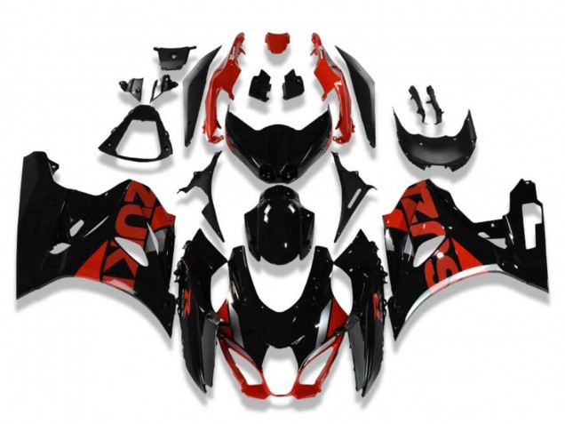 Carene Moto Suzuki GSXR 1000 2017-2024 - Nero Lucido Rosso