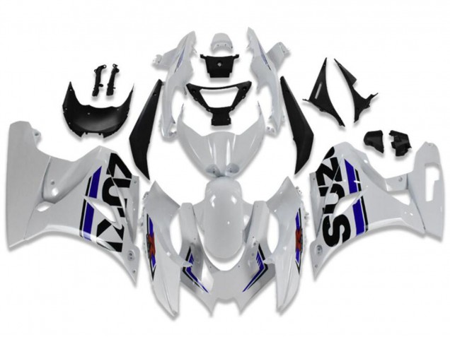 Carene Moto Suzuki GSXR 1000 2017-2024 - Bianco Blu Nero