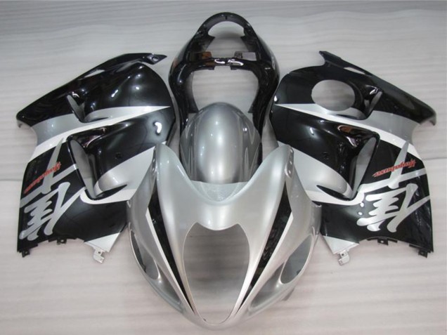 Carene Moto Suzuki GSXR 1300 Hayabusa 1996-2007 - Argento Nero
