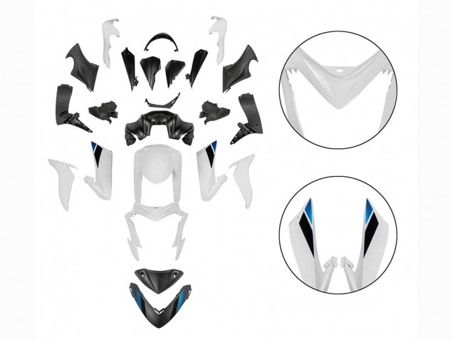 Carene Moto Suzuki GSX-S 1000 2015-2020 - Nero Bianco