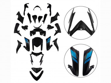 Carene Moto Suzuki GSX-S 1000 2015-2020 - Nero Blu
