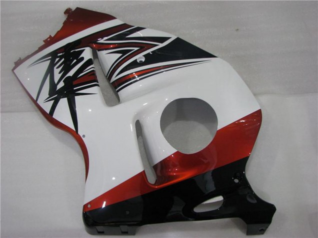 Carene Moto Suzuki GSXR 1300 Hayabusa 1996-2007 - Bianco Arancia Nero