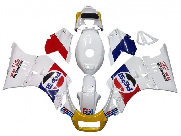 Carene Moto Suzuki RG400 RG500 RG400/500 1984-1987 - Bianco Rosso Blu Giallo Motul Michelin Pepsi