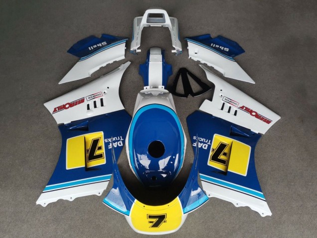Carene Moto Suzuki RG400 RG500 RG400/500 1984-1987 - Bianco Blu Giallo 7