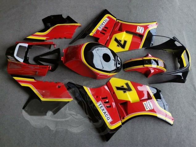Carene Moto Suzuki RG400 RG500 RG400/500 1984-1987 - Rosso Giallo Nero 7