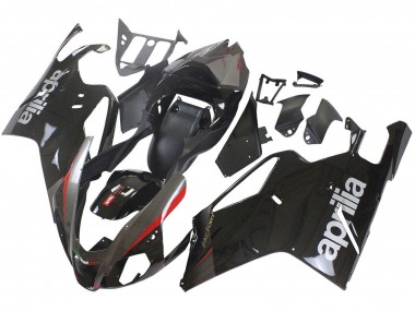 Carene Moto Aprilia RSV1000 2003-2006 - Nero Lucido Grigio Rosso