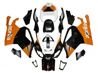 Carene Moto Aprilia RSV1000 2003-2006 - Nero Arancia Bianco
