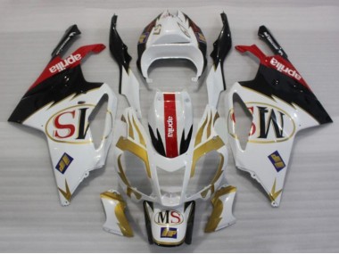 Carene Moto Aprilia RSV1000 2003-2006 - Bianco Oro Rosso Nero