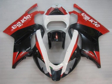 Carene Moto Aprilia RSV1000 2003-2006 - Rosso Nero Bianco