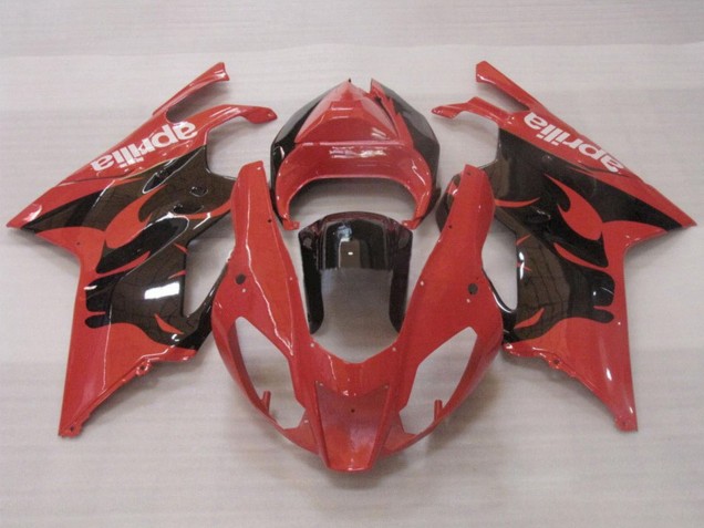 Carene Moto Aprilia RSV1000 2003-2006 - Rosso Nero Lucido