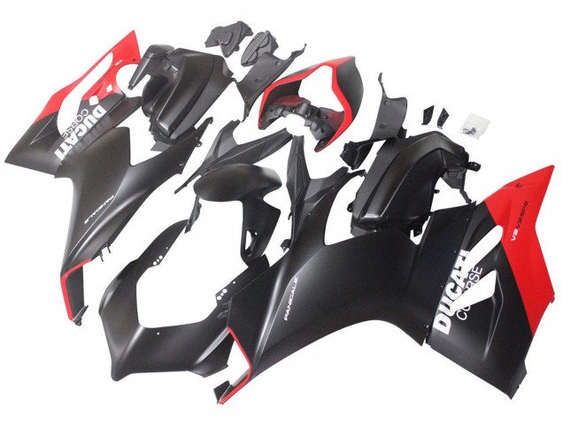 Carene Moto Ducati Panigale V2 2020-2024 - Rosso Nero Opaco Corse