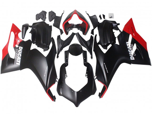 Carene Moto Ducati Panigale V2 2020-2024 - Rosso Nero Opaco Corse