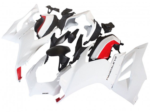Carene Moto Ducati Panigale V2 2020-2024 - Bianco Rosso Nero Opaco